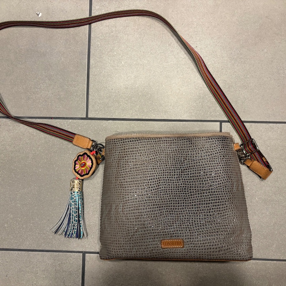 Consuela-Gray Crossbody